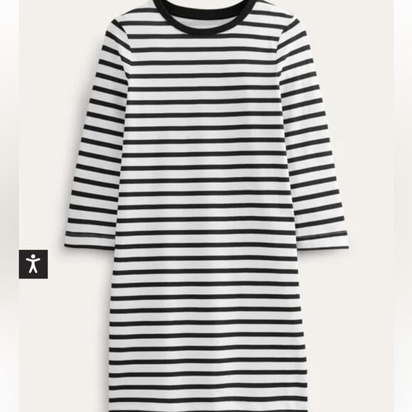 NEW Boden Striped Jersey Shirt Dress size 6L - Picture 4 of 13
